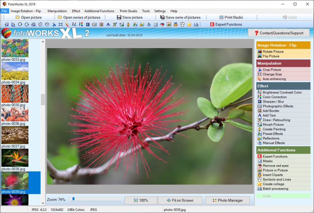 Image editing software